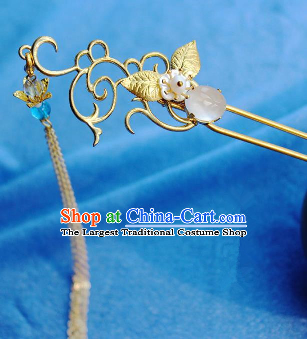 Traditional Chinese Ancient Hanfu Tassel Hair Clip Princess Hairpins Handmade Hair Accessories for Women