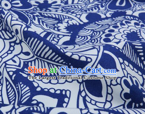 Chinese Classical Pattern Brocade Cheongsam Silk Fabric Chinese Traditional Satin Fabric Material