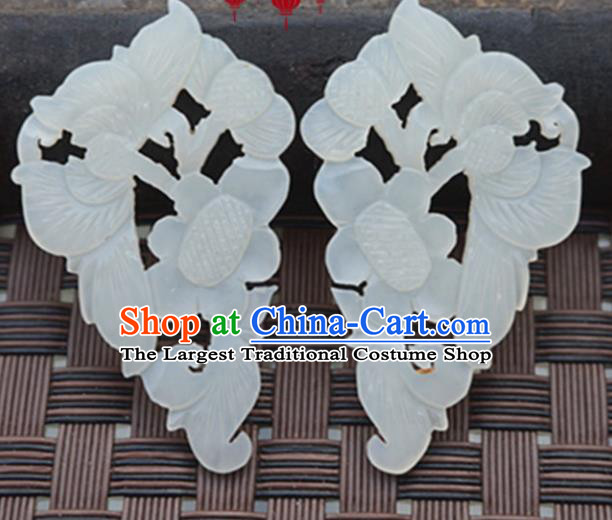 Handmade Chinese Ancient Carving Jade Pendant Traditional Jade Craft Jewelry Decoration Accessories