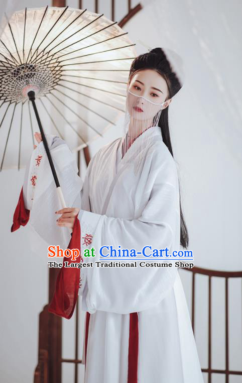 Chinese Ancient Palace Princess Hanfu Dress Traditional Drama Jin Dynasty Court Historical Costume for Women