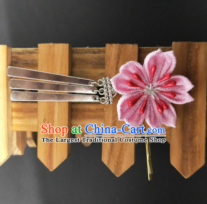 Japanese Traditional Kimono Hair Accessories Japan Geisha Sakura Hair Stick for Women