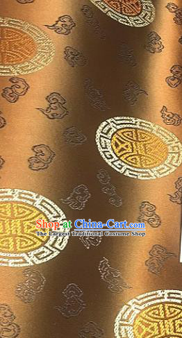 Asian Chinese Traditional Lucky Clouds Pattern Design Brocade Fabric Silk Fabric Chinese Fabric Asian Material