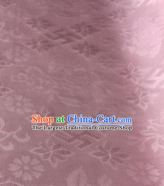 Chinese Traditional Rich Flowers Pattern Design Pink Brocade Fabric Asian Silk Fabric Chinese Fabric Material