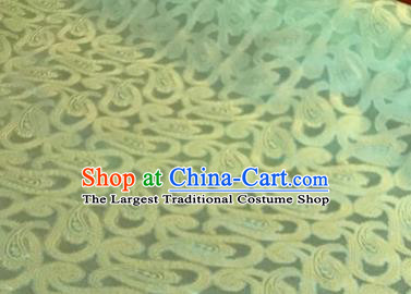 Chinese Traditional Pattern Design Green Brocade Fabric Asian Silk Fabric Chinese Fabric Material