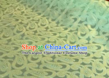 Chinese Traditional Pattern Design Green Brocade Fabric Asian Silk Fabric Chinese Fabric Material