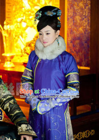 TV Drama Beauties Without Tears Hai Lanzhu Qing Dynasty Imperial Costume Clothing Complete Set