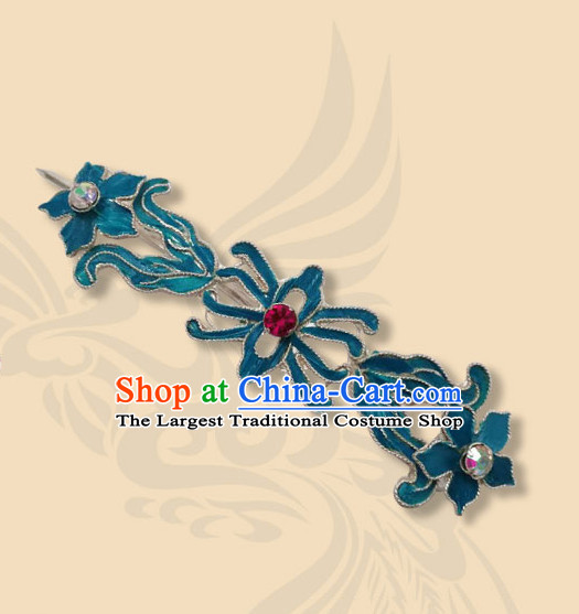 Chinese Ancient Court Queen Chrysanthemum Hairpins Traditional Beijing Opera Diva Hair Accessories for Women