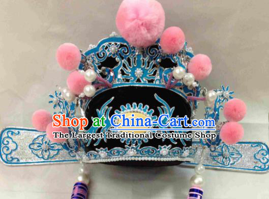 Chinese Ancient Number One Scholar Hat Traditional Beijing Opera Niche Headwear Hair Accessories for Adults