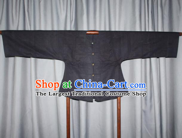 Chinese Traditional Drama Manchu Costume Ancient Qing Dynasty Mandarin Jacket for Men