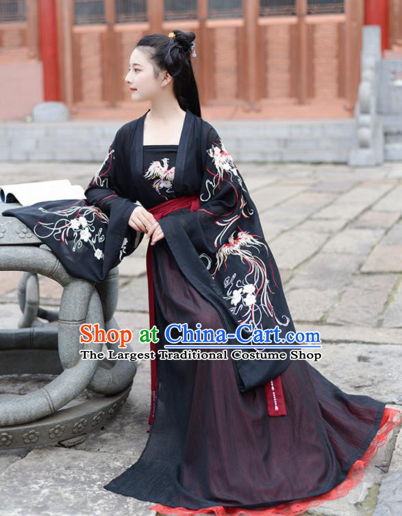 Chinese Ancient Peri Princess Pink Hanfu Dress Antique Traditional Jin Dynasty Court Historical Costume for Women