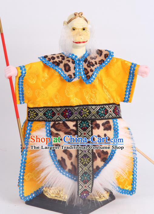 Traditional Chinese Handmade Monkey King Puppet Marionette Puppets String Puppet Wooden Image Arts Collectibles