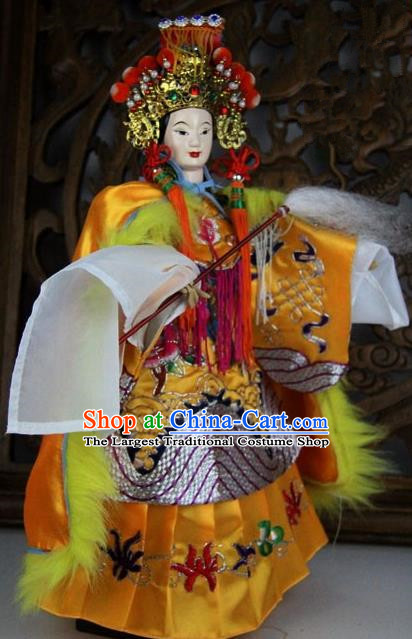 Traditional Chinese Goddess Mazu Marionette Puppets Handmade Puppet String Puppet Wooden Image Arts Collectibles