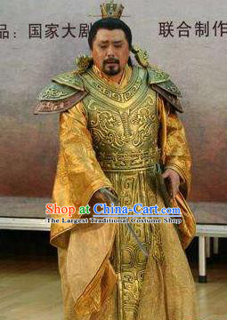 Traditional Chinese Classical Dance Costume Drama King Fu Chai Clothing for Men