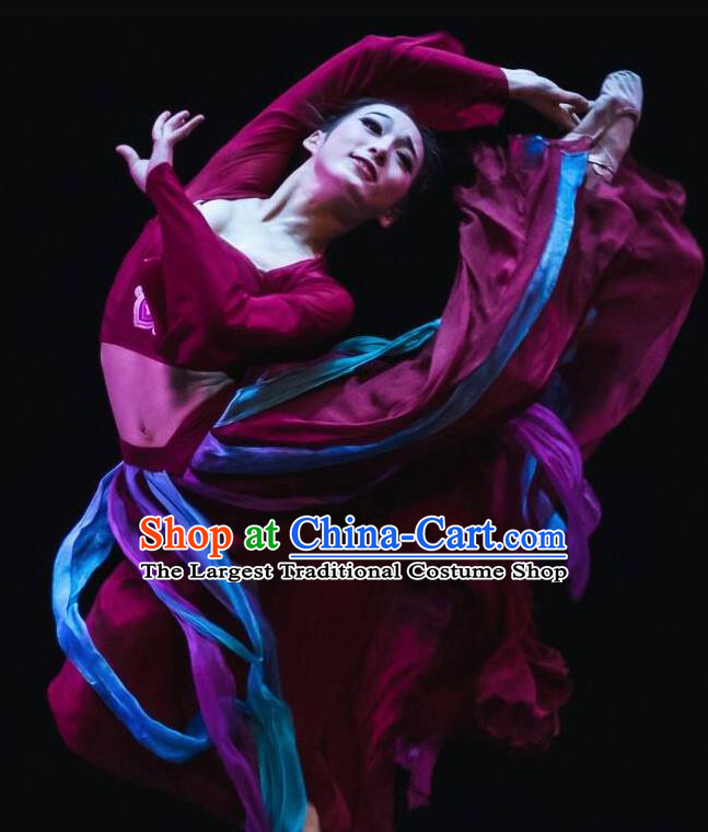 Beautiful Chinese Dance Yun Xiang Ni Shang Dance Costume Traditional Classical Dance Dress for Women