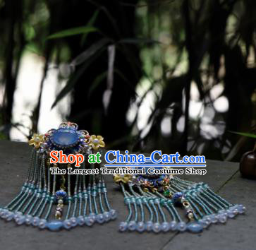 Chinese Ancient Princess Hair Accessories Tassel Hair Claw Traditional Hanfu Hairpins for Women