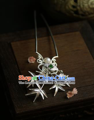 Chinese Ancient Princess Bamboo Hairpins Traditional Hanfu Hair Clip Hair Accessories for Women