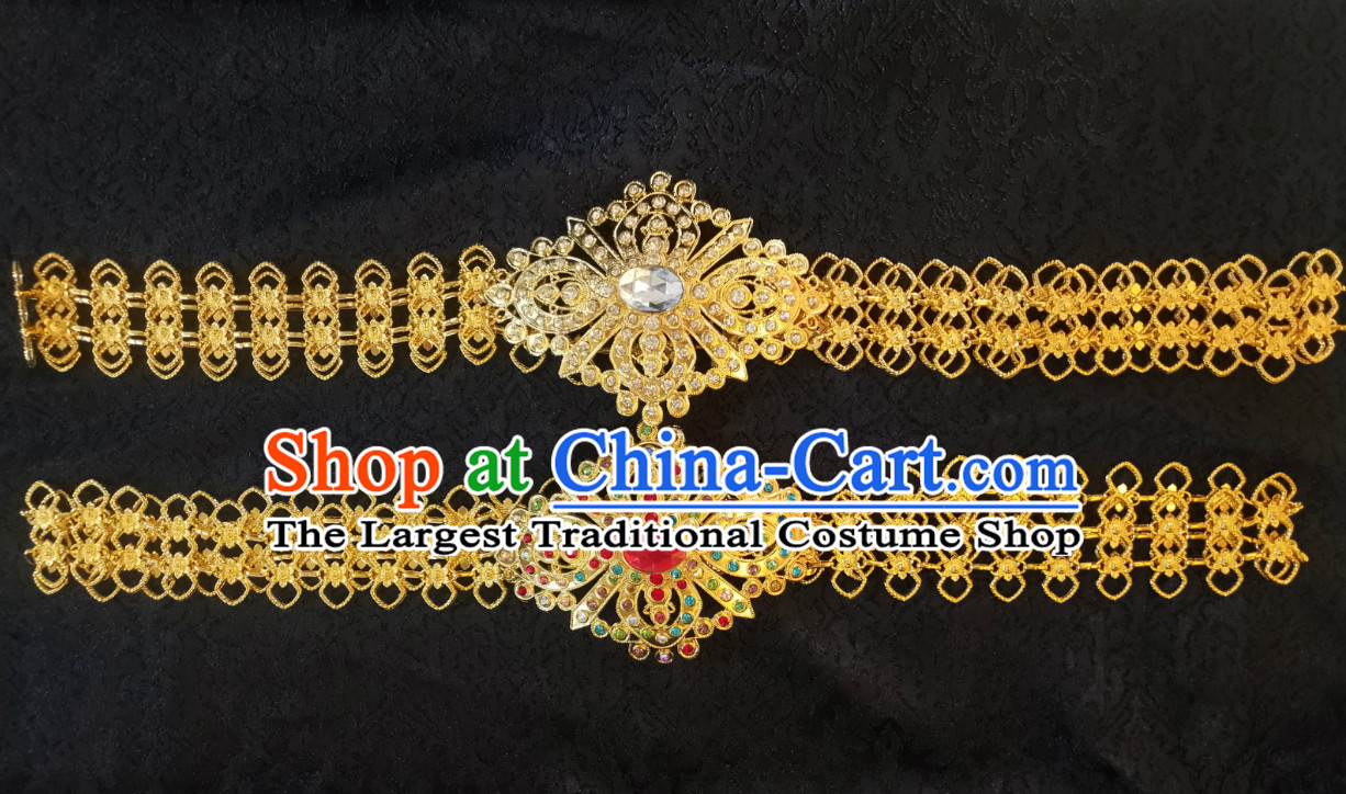 Traditional Thailand Gold Belt for Men