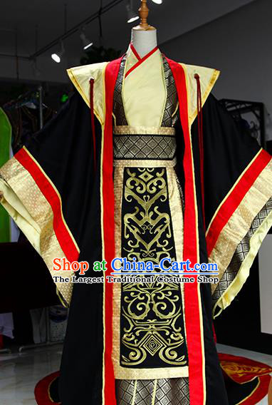 Chinese Ancient Drama Queen Mother Costumes Traditional Qin Dynasty Empress Dowager Dress for Women