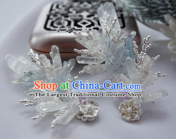 Chinese Ancient Princess Hair Claws Hairpins Traditional Handmade Hanfu Hair Accessories for Women