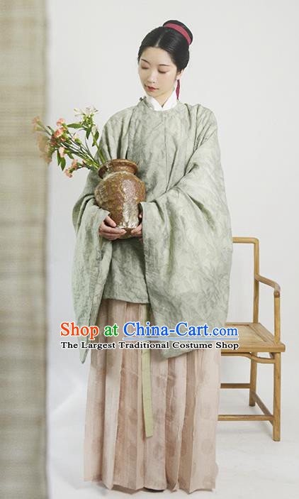 Traditional Chinese Ming Dynasty Young Lady Clothing Ancient Drama Replica Costumes for Women