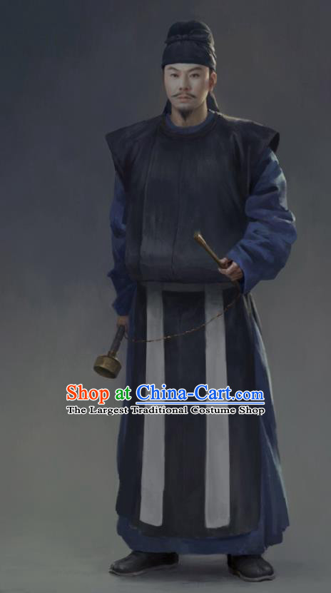 the Longest Day in Chang An Chinese Drama Ancient Tang Dynasty Swordsman Replica Costumes and Hat Complete Set