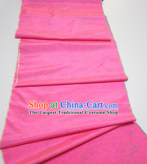 Chinese Traditional Royal Pattern Design Pink Silk Fabric Asian China Hanfu Silk Material