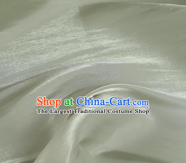 Chinese Traditional Classical Pattern Design Light Green Imitated Silk Fabric Asian China Cheongsam Silk Material