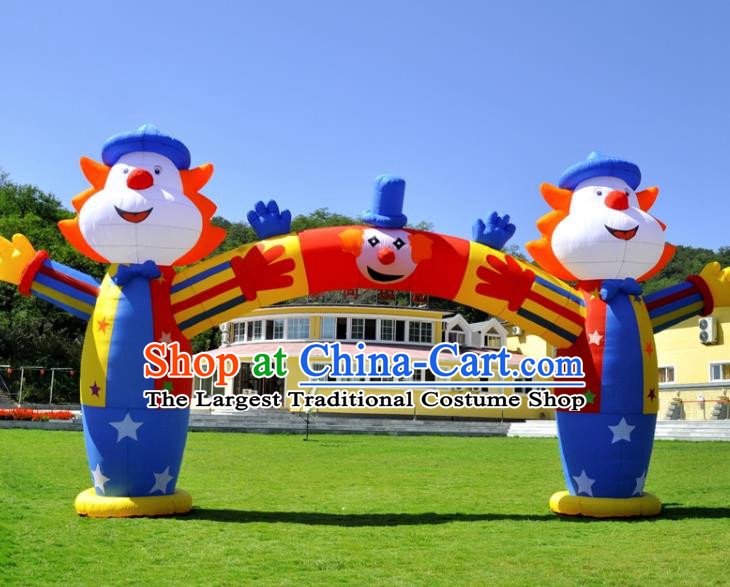 Large Kindergarten Inflatable Clown Archway Product Models Christmas Inflatable Arches