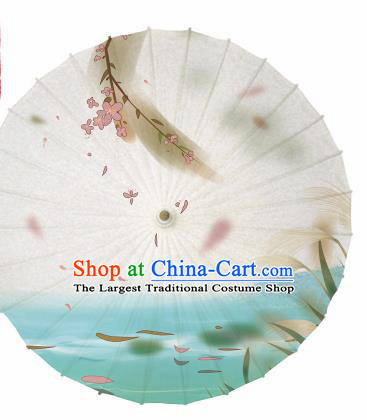 Chinese Printing Oil Paper Umbrella Artware Paper Umbrella Traditional Classical Dance Umbrella Handmade Umbrellas