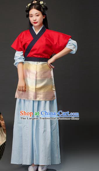 Chinese Ancient Civilian Dress Traditional Ming Dynasty Female Boss Costumes for Women