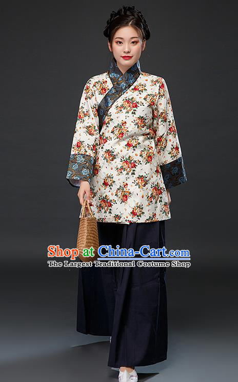 Chinese Traditional Ming Dynasty Female Civilian Dress Ancient Drama Maidservant Costumes for Women