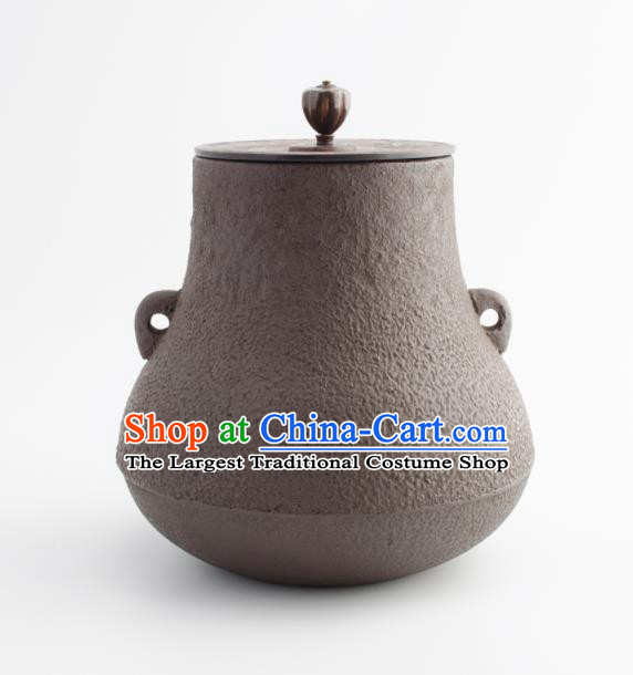 Chinese Handmade Iron Kettle Traditional Tea Pot Craft Decoration