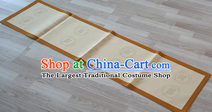 Traditional Chinese Ink Calligraphy Scroll Paper Spring Festival Handmade Classical Pattern Couplet Paper Craft