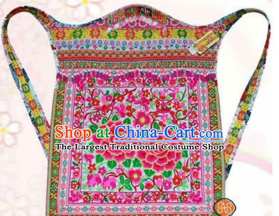 Hmong Clothing Miao Tribe Traditional Baby Carriage Arts