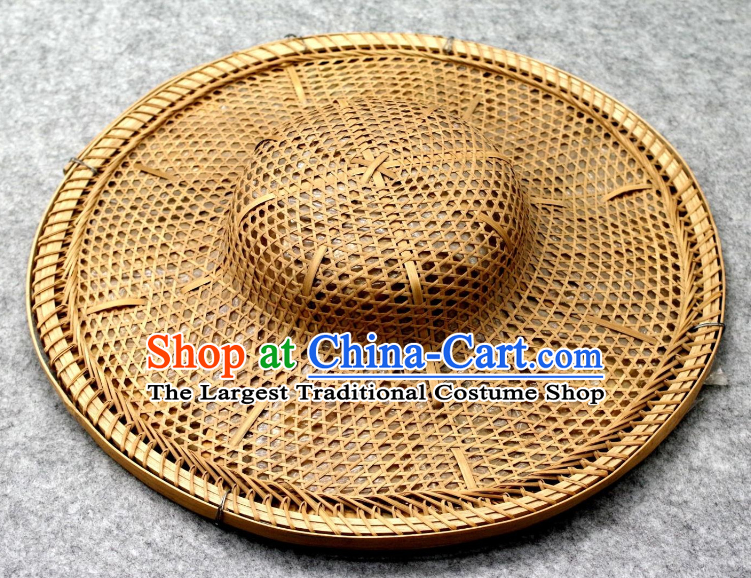 Top Chinese Classical Handmade Plain Straw Hat