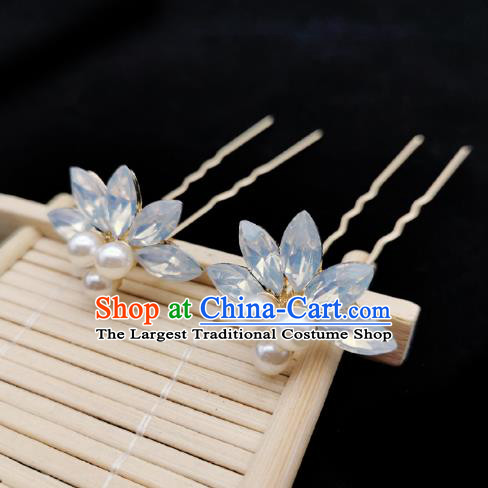 Chinese Song Dynasty Palace Lady Lotus Hair Stick Handmade Hair Accessories Hanfu Ancient Princess Hairpins