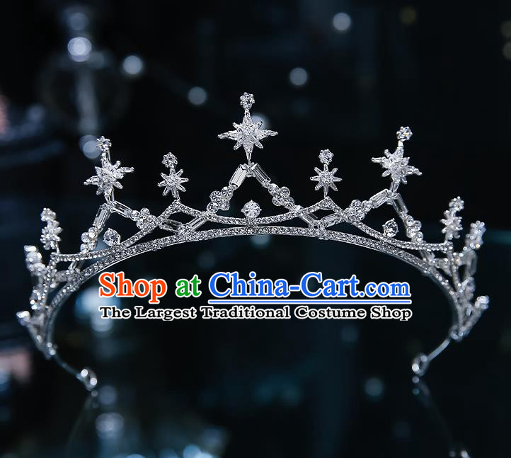 Handmade Baroque Wedding Bride Royal Crown Classical Jewelry Accessories European Princess Hair Accessories