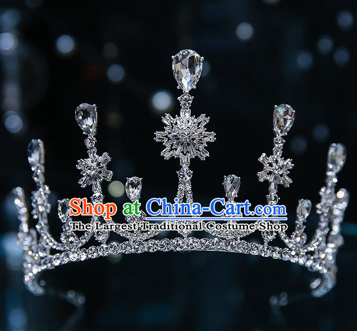 Handmade Baroque Hair Accessories Classical European Princess Accessories Wedding Bride Zircon Royal Crown