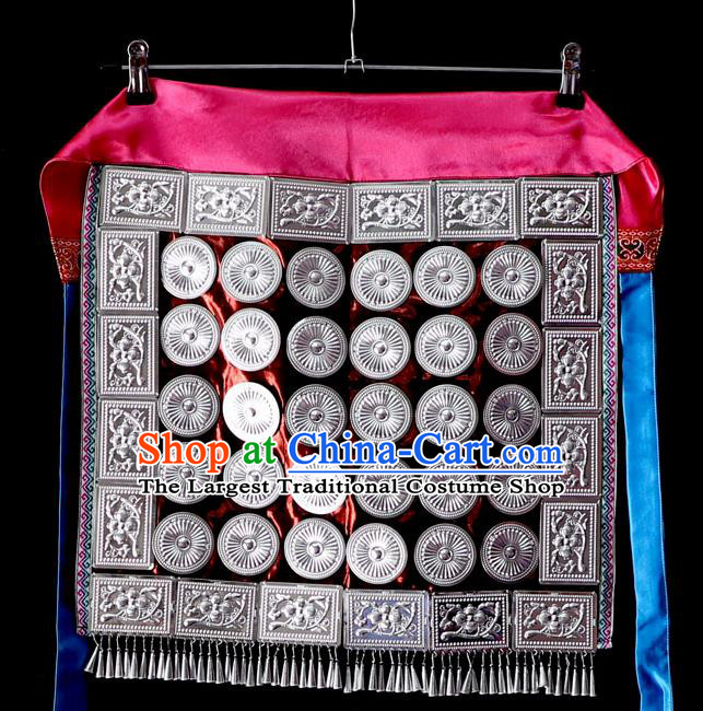 China Dong Nationality Dress Waist Accessories Traditional Minority Folk Dance Apron