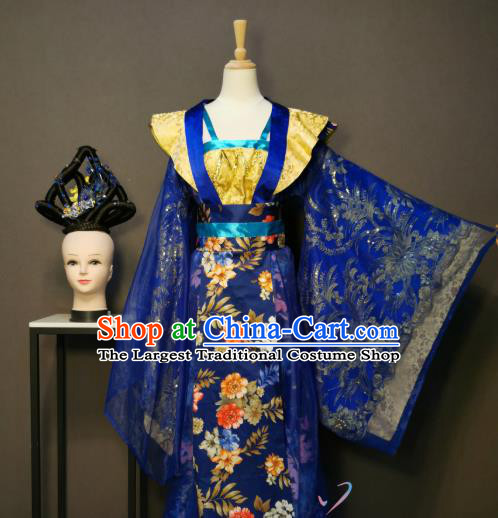 China Ancient Drama Imperial Consort Costumes Hanfu Dress Tang Dynasty Female Clothing