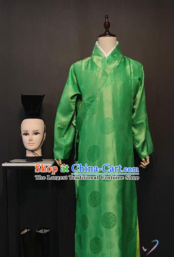 Ancient Ming Dynasty Men Clothing Drama The Dream of Red Mansions Noble Childe Costume and Hair Accessories