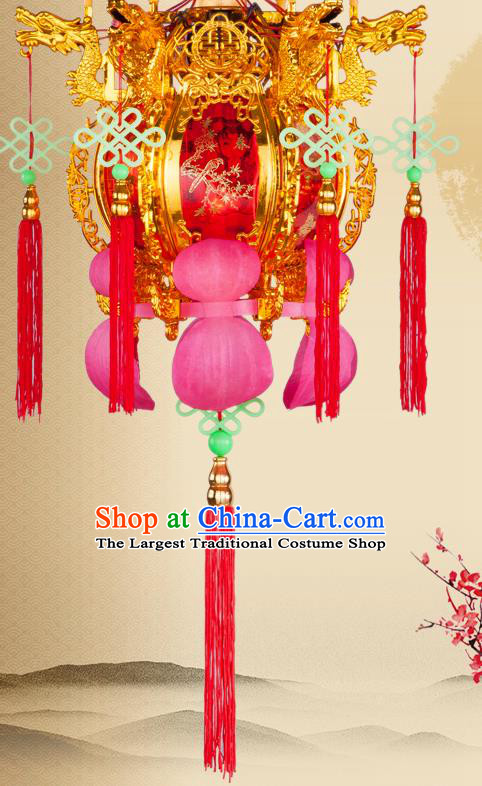 Handmade Chinese Classical Palace Lanterns Traditional New Year Decoration Lantern Spring Festival Plastic Lamp