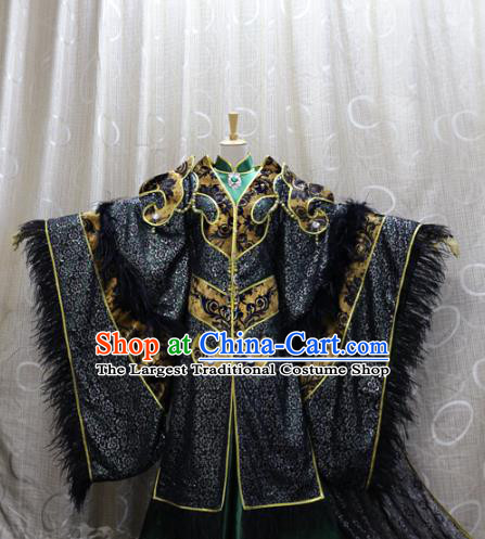 Traditional Cosplay Devil King Ye Xiaochai Costumes Custom China Ancient Swordsman Lord Clothing