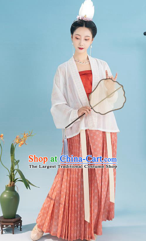 China Ancient Court Women Apparels Traditional Clothing Song Dynasty Imperial Consort Historical Costumes