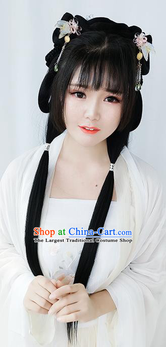 Chinese Cosplay Tang Dynasty Princess Wigs Best Quality Wigs China Wig Chignon Ancient Palace Lady Wig Sheath