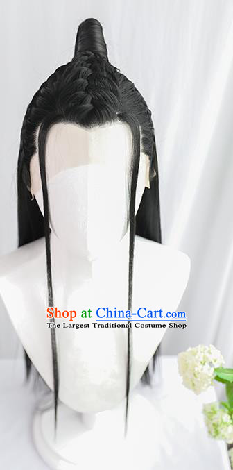 Best Chinese Drama Ancient Swordsman Xue Yang Wig Sheath China Quality Front Lace Wigs Cosplay Tang Dynasty Knight Wig