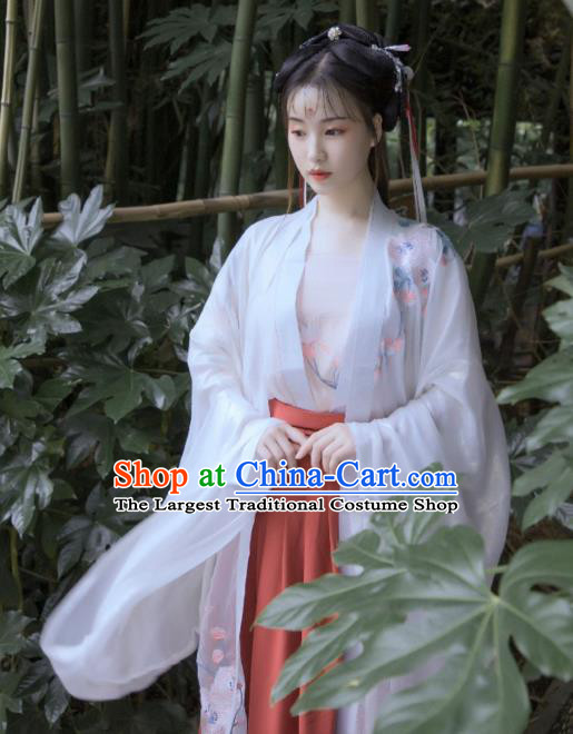 China Ancient Palace Beauty Historical Clothing Traditional Tang Dynasty Royal Princess Hanfu Dress