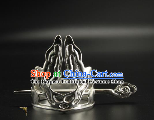 China Ancient Prince Hairdo Crown Handmade Tang Dynasty Swordsman Hair Accessories