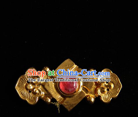 China Handmade Ming Dynasty Hanfu Button Ancient Noble Lady Costume Buckle