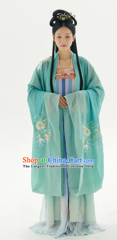 China Traditional Tang Dynasty Court Lady Hanfu Dress Historical Clothing Ancient Royal Princess Costumes